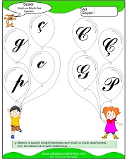 Büyük ve Küçük Sesleri Eşleştir